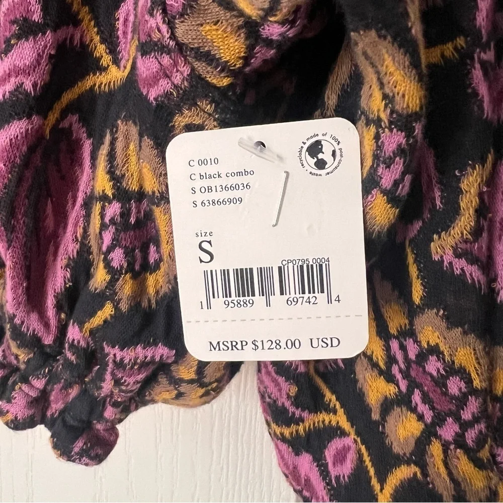 NWT Free People No Ordinary Drapey Reversable Top, Small